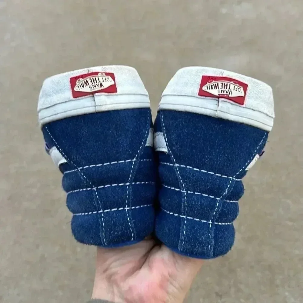 Vans SK8-Hi Pro Classics UltraCrush Blue Suede Mens Size 7
